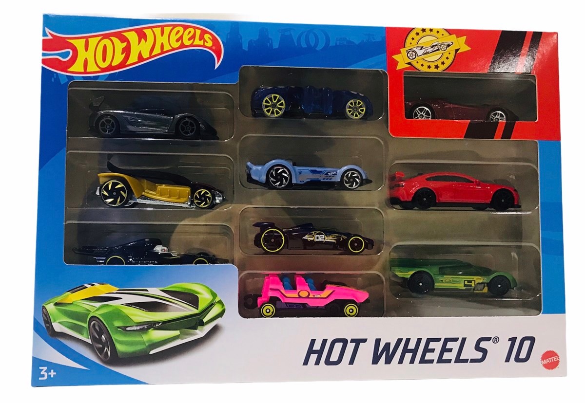 Hot Wheels 10 lu Onlu Metal Araba Seti