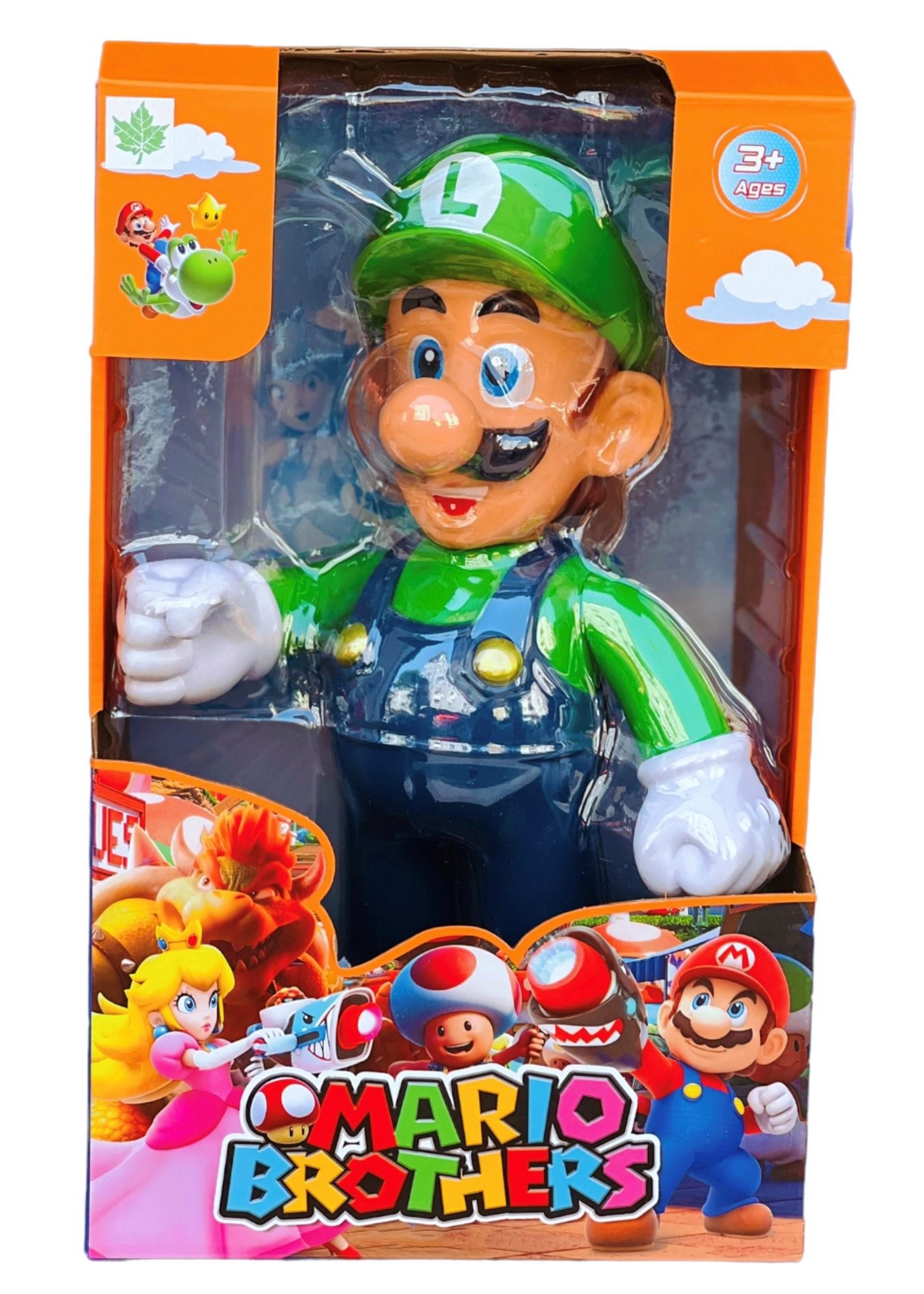 Süper Mario Dev Boy Sesli Işıklı Luigi Figür Oyuncak