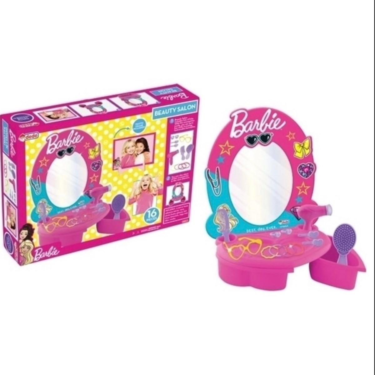 Dede Barbie Güzellik Oyun Salonu 16 Parça