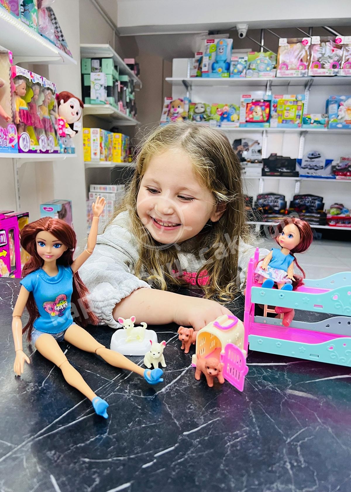 Vardem Aksesuarlı Ranzalı Eklemli Bebek