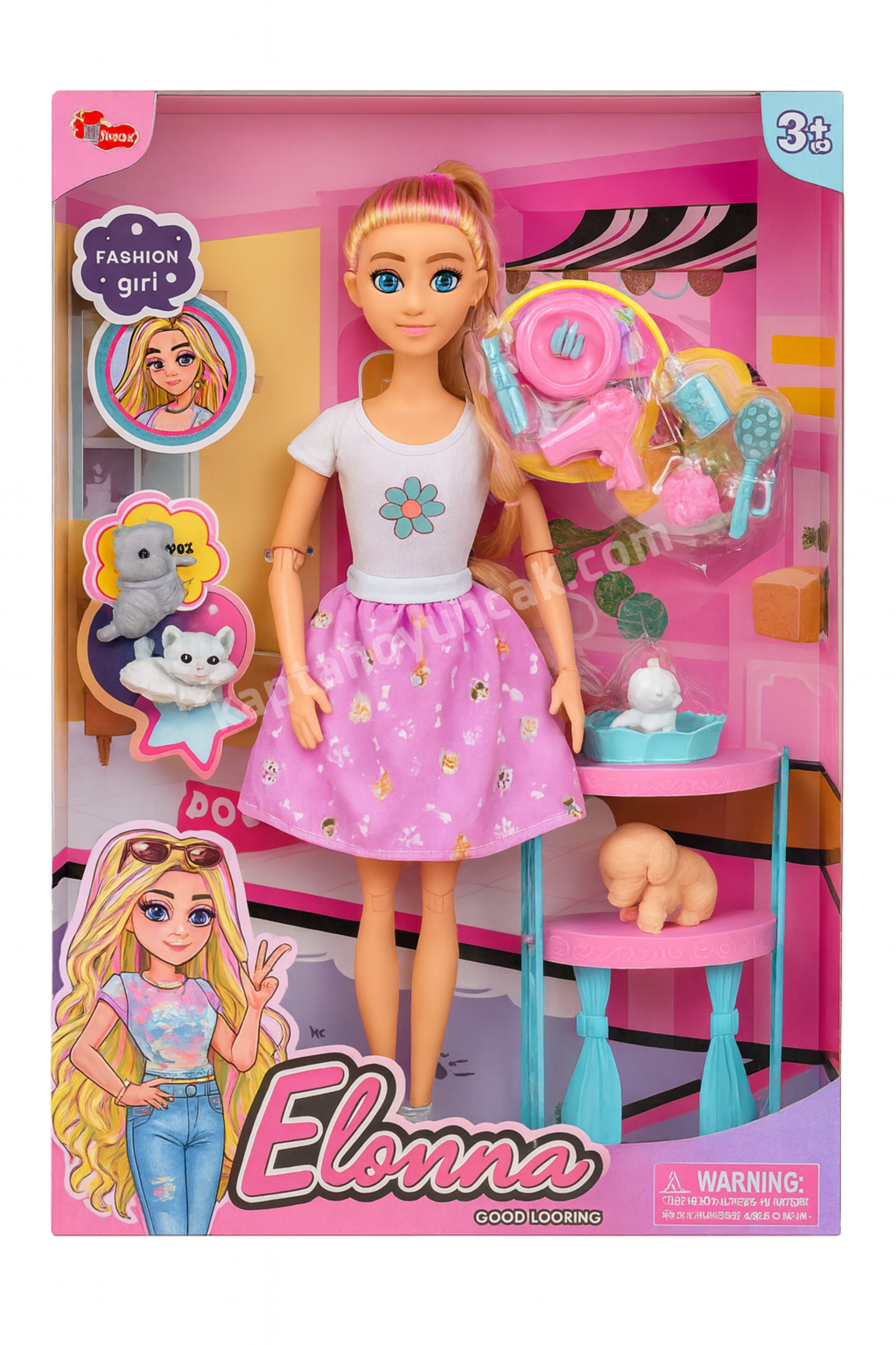 Elonna Pet Shop Bebek Oyun Seti