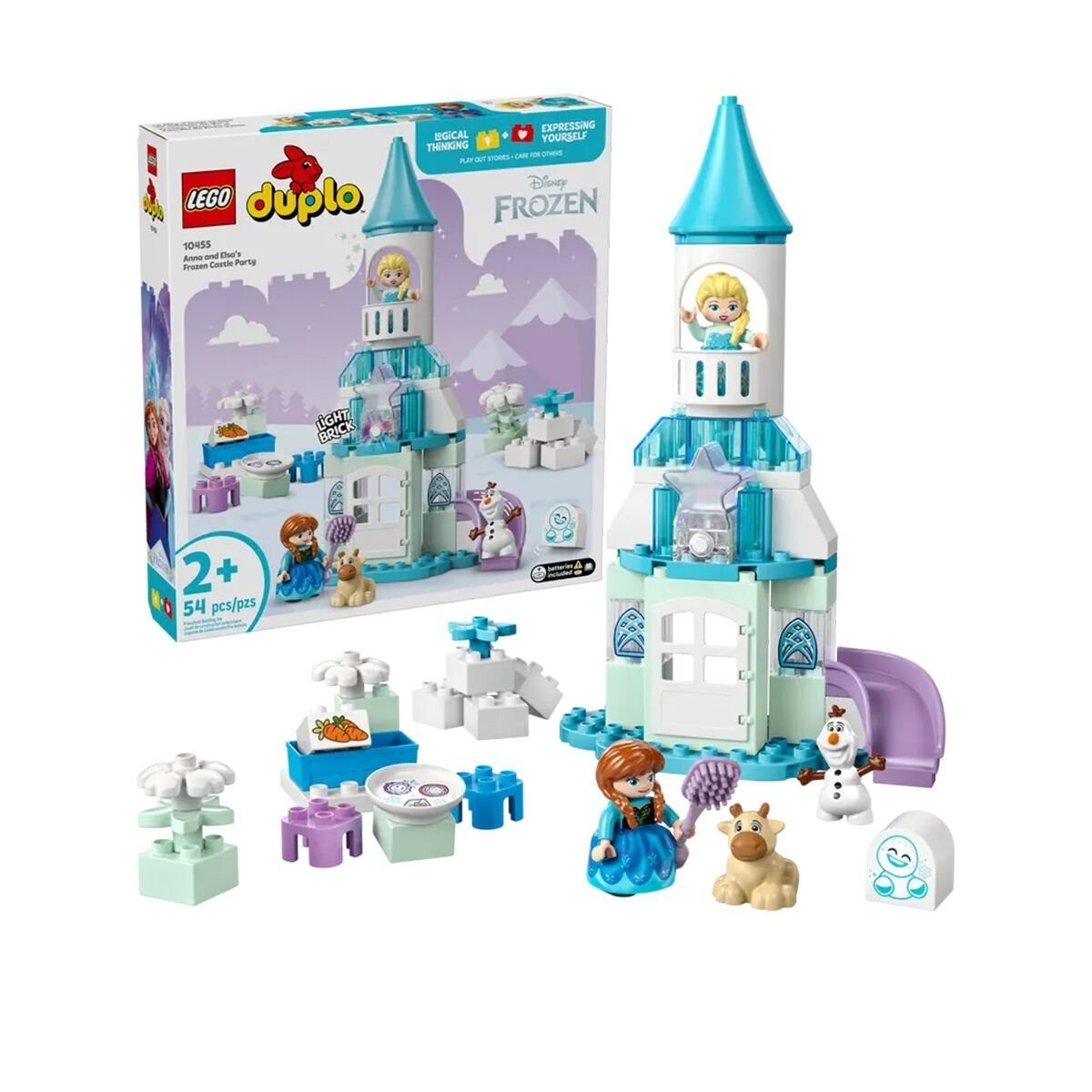 10455 Lego Duplo Anna ve Elsa'nın Karlar Ülkesi Şato Partisi 54 parça +2 yaş