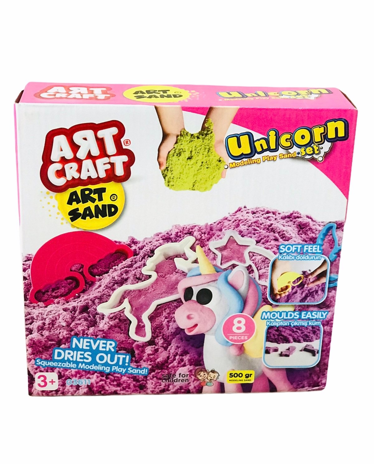 Dede Art Unicorn Kinetik Kum Seti 500 Gr