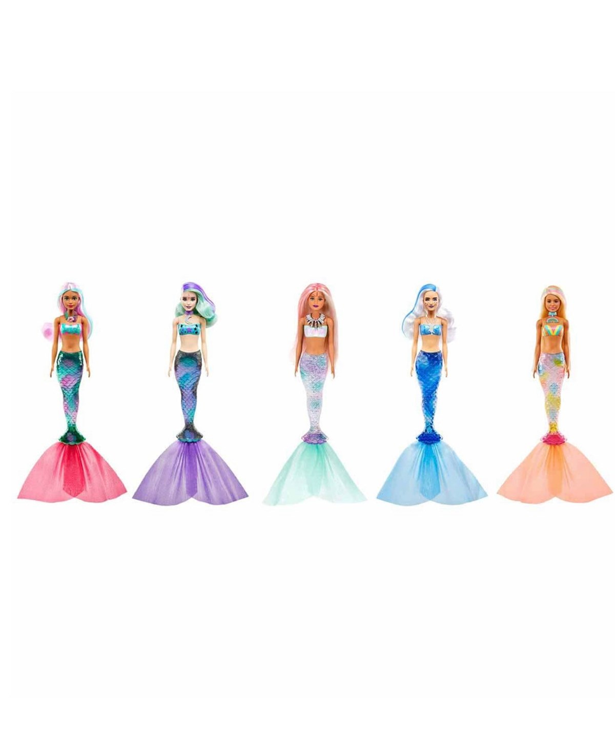 Barbie Color Renk Değiştiren Sürpriz Deniz Kızı Bebekler