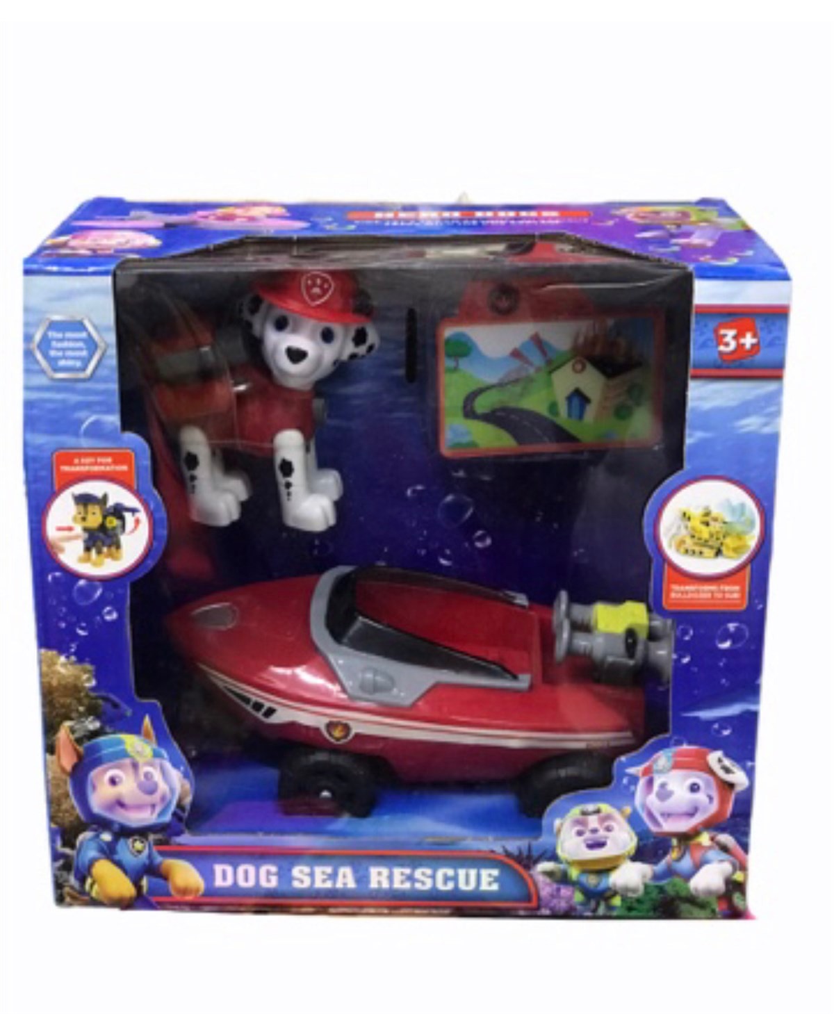Paw Patrol Marshall Arabalı Sesli Işıklı Figür Oyuncak