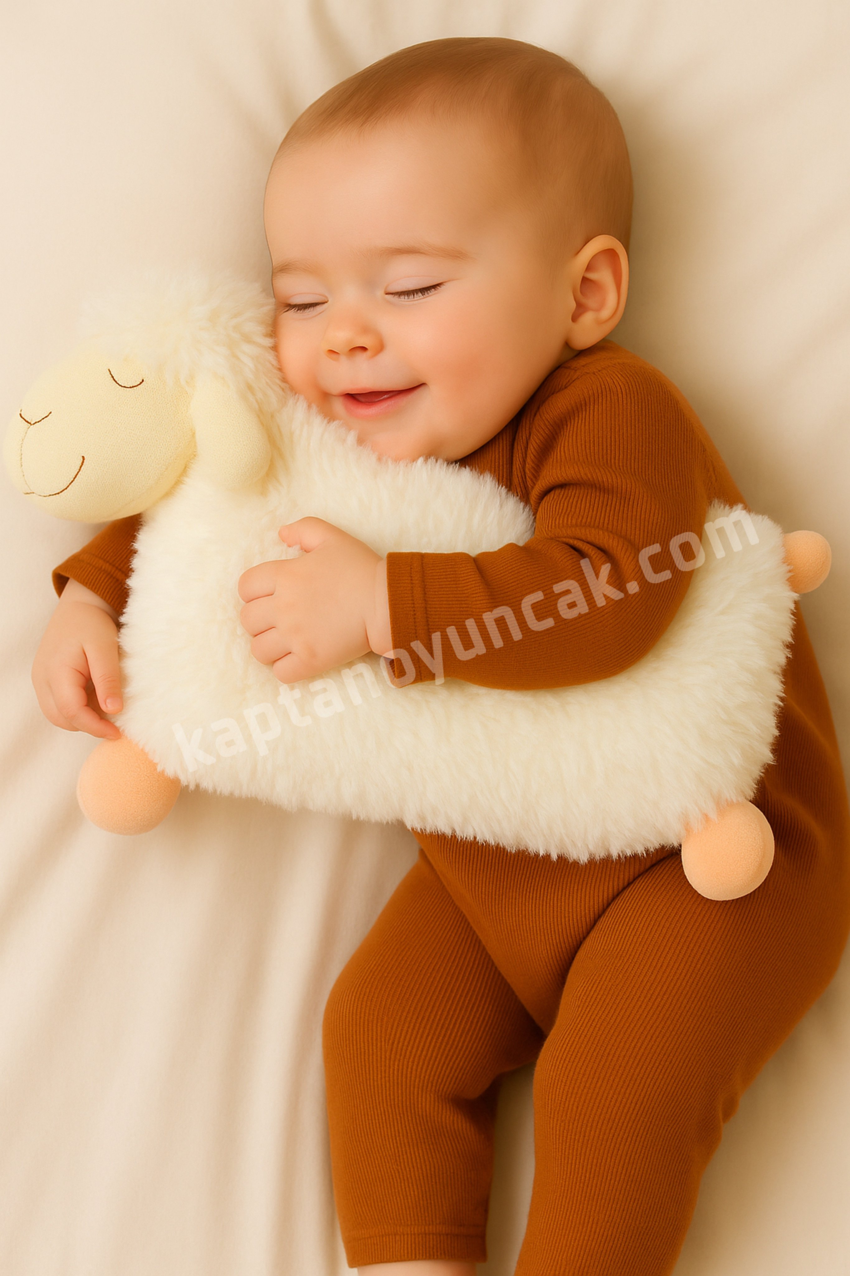 Birlik Oyuncak Türkçe Masal Anlatan Peluş Kuzu Yastık