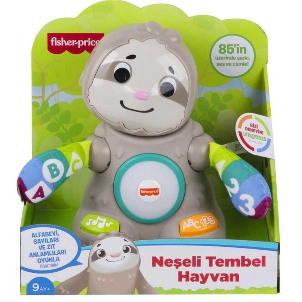 Fisher Price Linkimals Neşeli Tembel Hayvan Türkçe GHY93