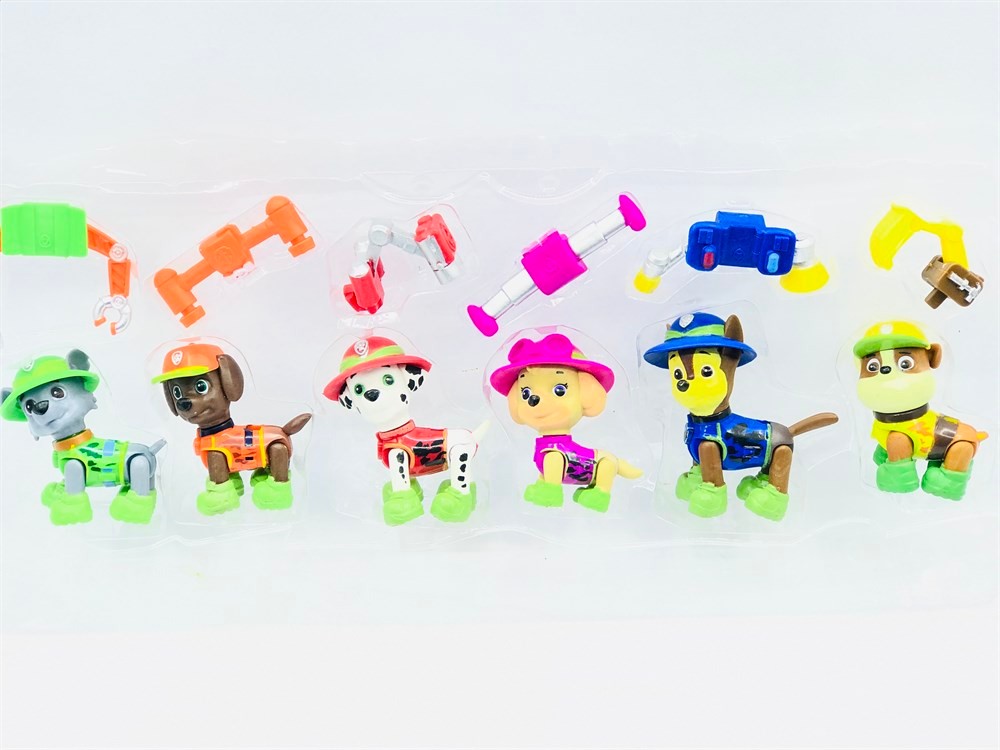 Paw Patrol 6 lı Köpek Figür ve Aksesuarlar ile 12 Parça