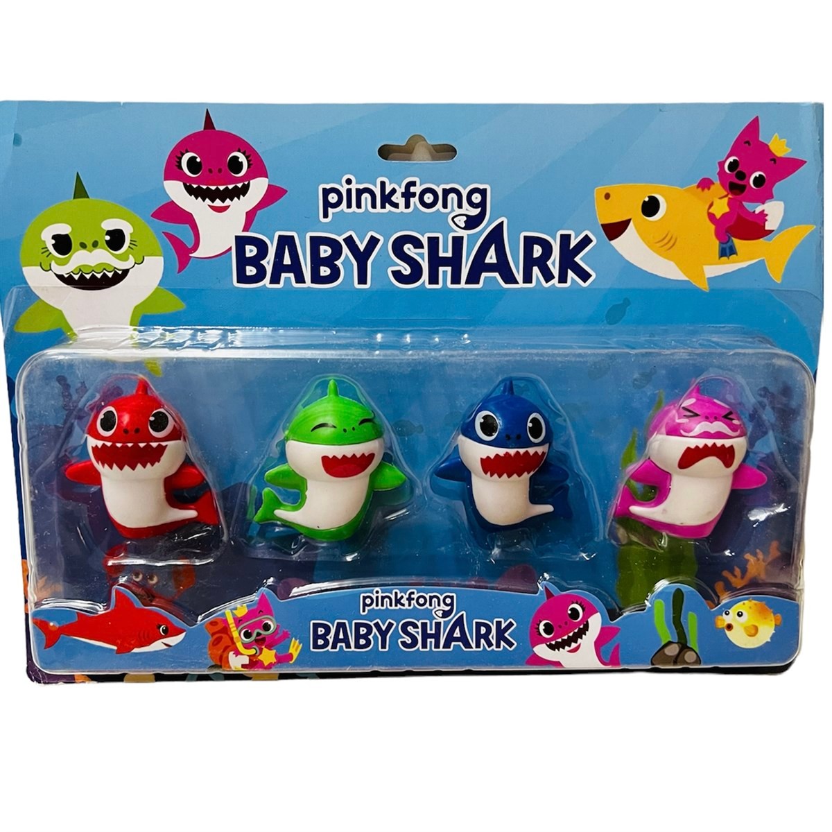 Baby Shark 4'lü Figür Oyuncak