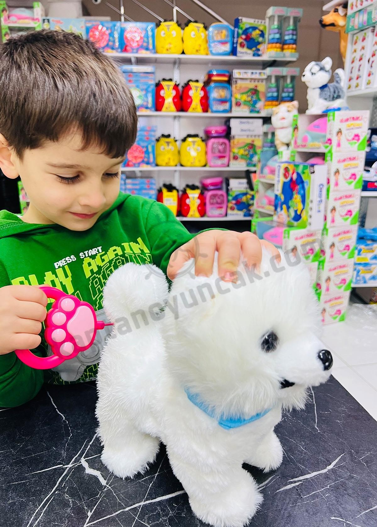 Tasmalı Dil Çıkartan Sesli Hareketli Süslü Köpek