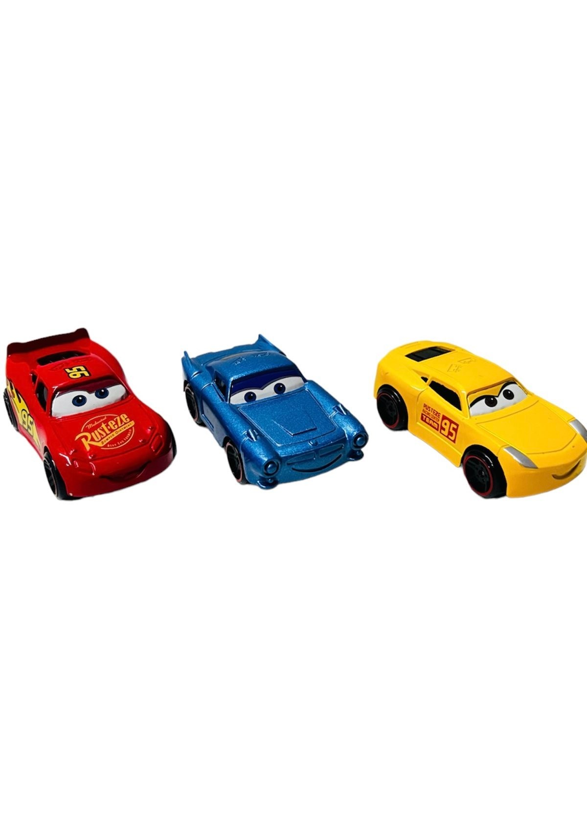 Cars Şimşek Mcqueen 3'lü Metal Araba