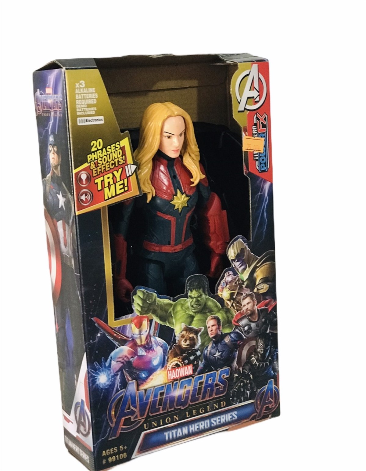 Avengers Kaptan Marvel Süper Kahraman Tekli Figür