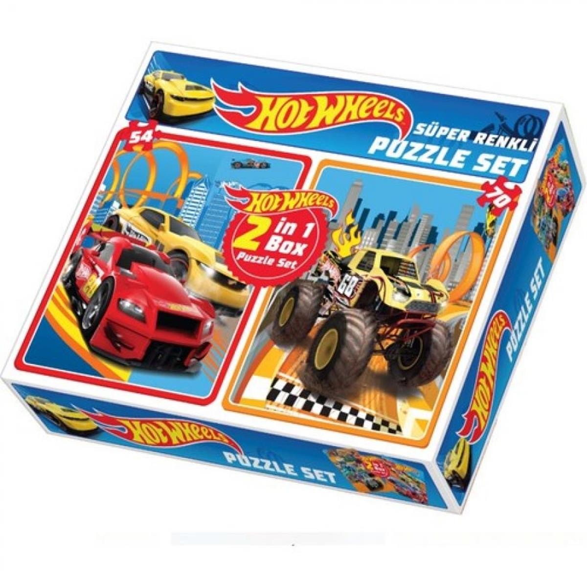 Hot Wheels 2si 1 Arada Puzzle Set