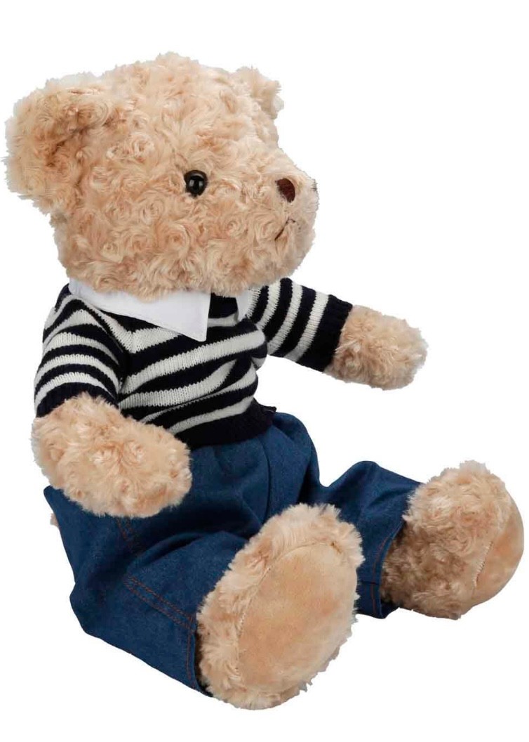 Kıyafetli Elbiseli Peluş Teddy Bear Ayı 37 Cm
