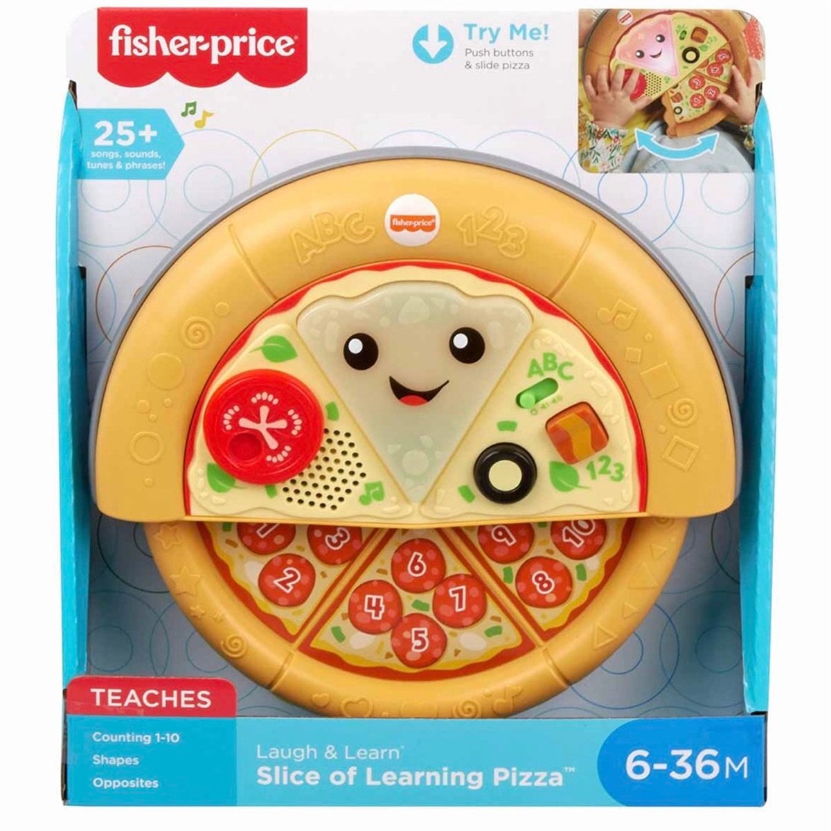 Fisher Price Eğlen ve Öğren Eğitici Pizza - GXR69