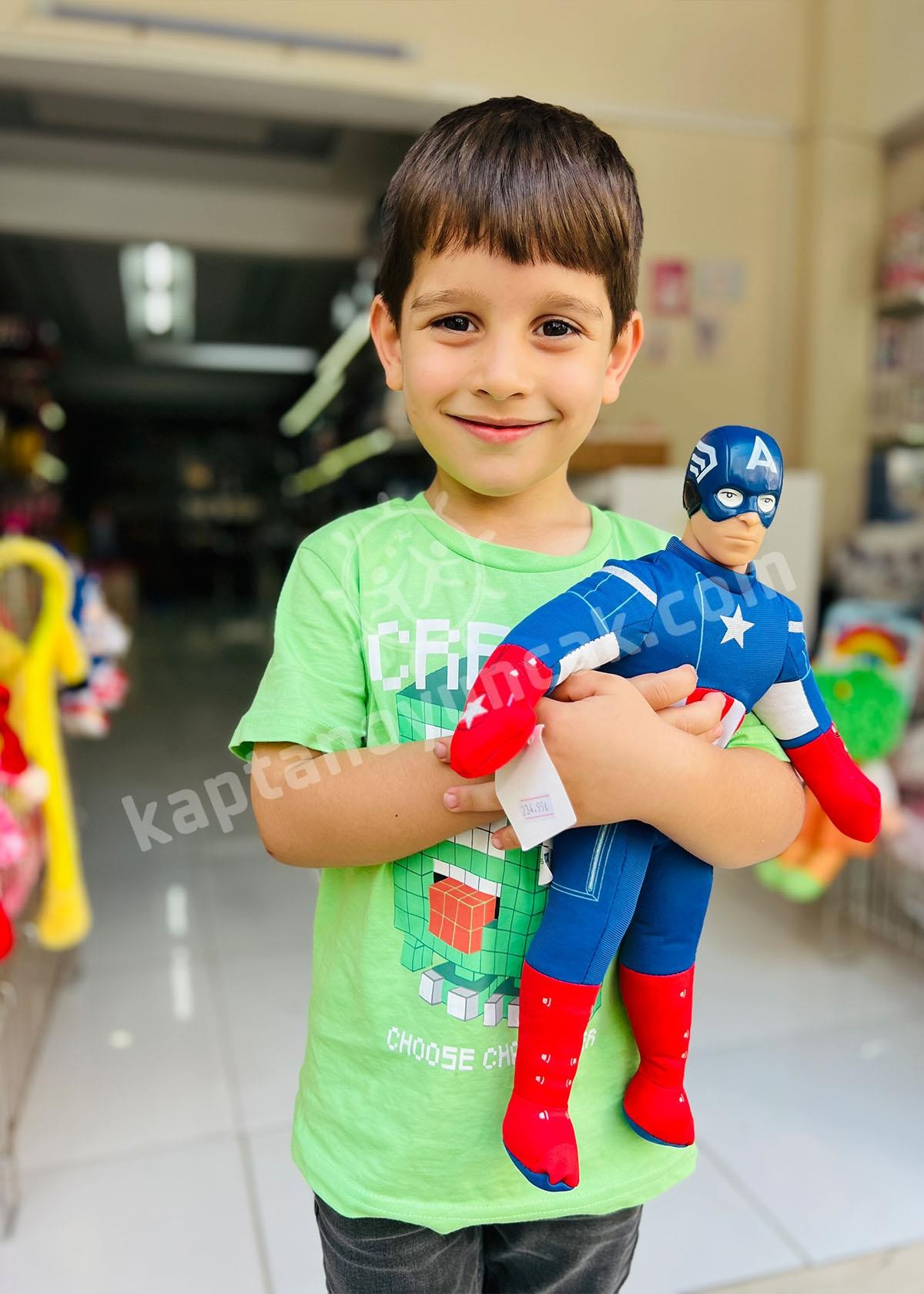Avengers Peluş Kaptan Amerika 40 Cm Kafası Et