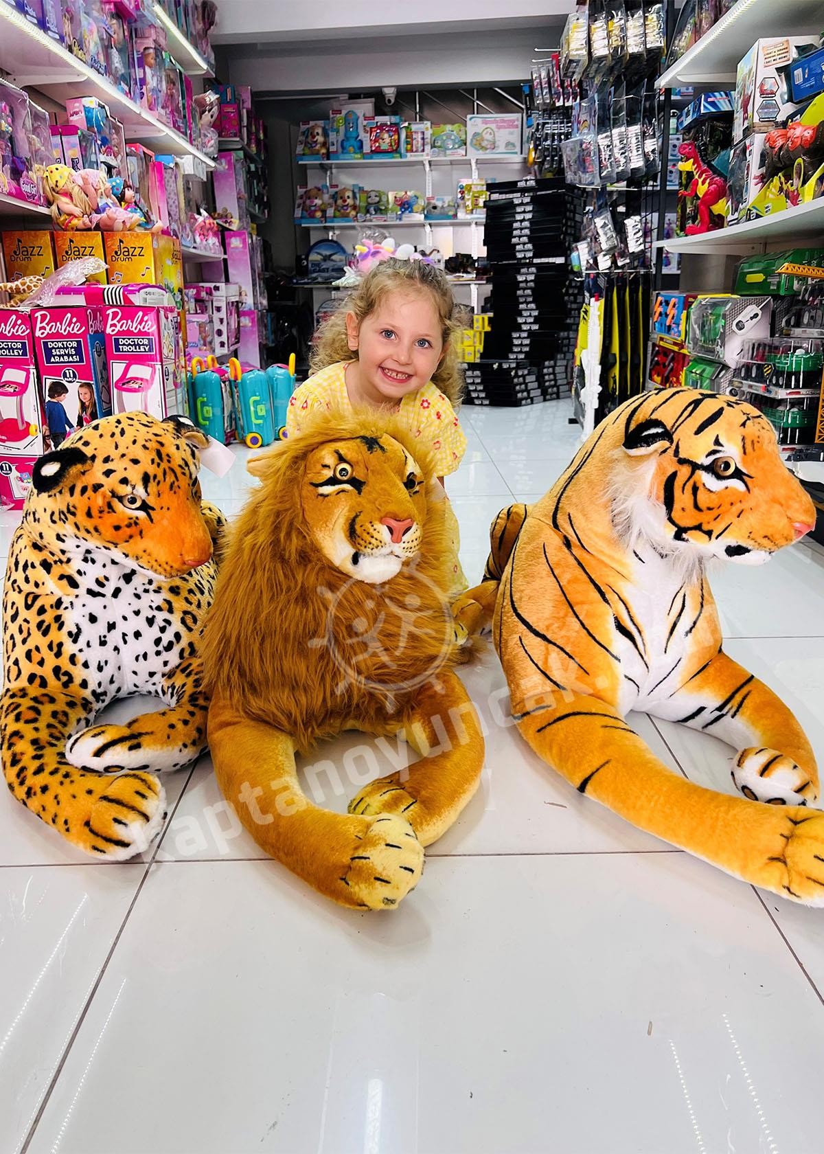 Peluş Leopar 150 Cm Büyük Boy