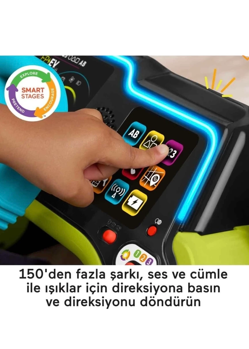 Fisher Price Sesli ve Işıklı Eğlen ve Öğren İlk Arabam HYR91