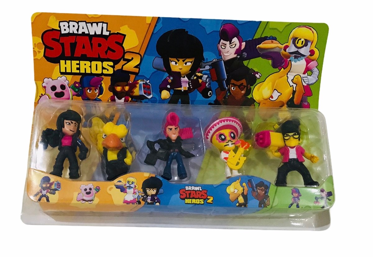 Brawl Stars 5 li Figür Karakterler Oyuncak Seti