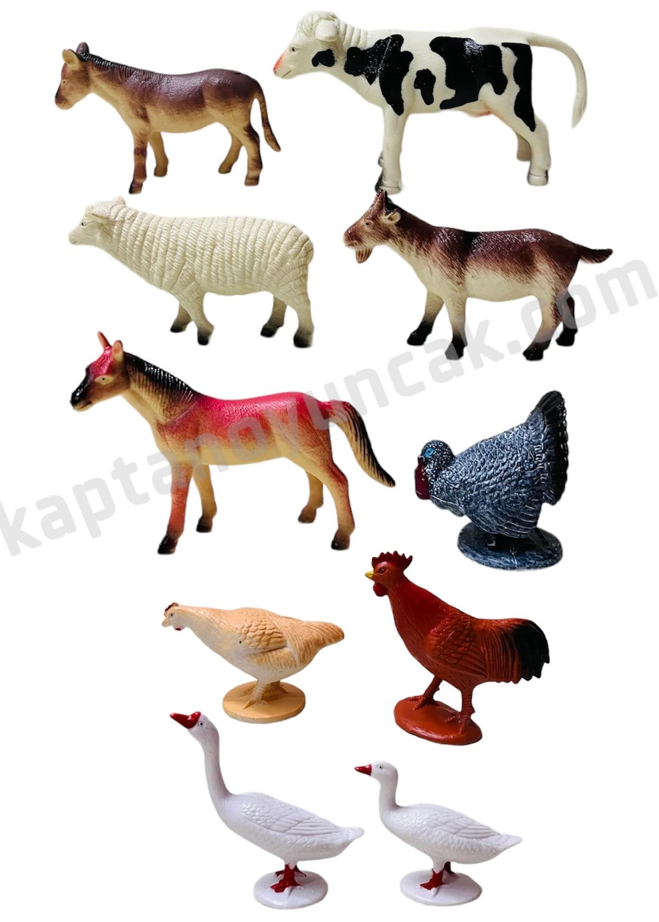 Vardem Kutulu 10 Parça Çiftlik Hayvanları