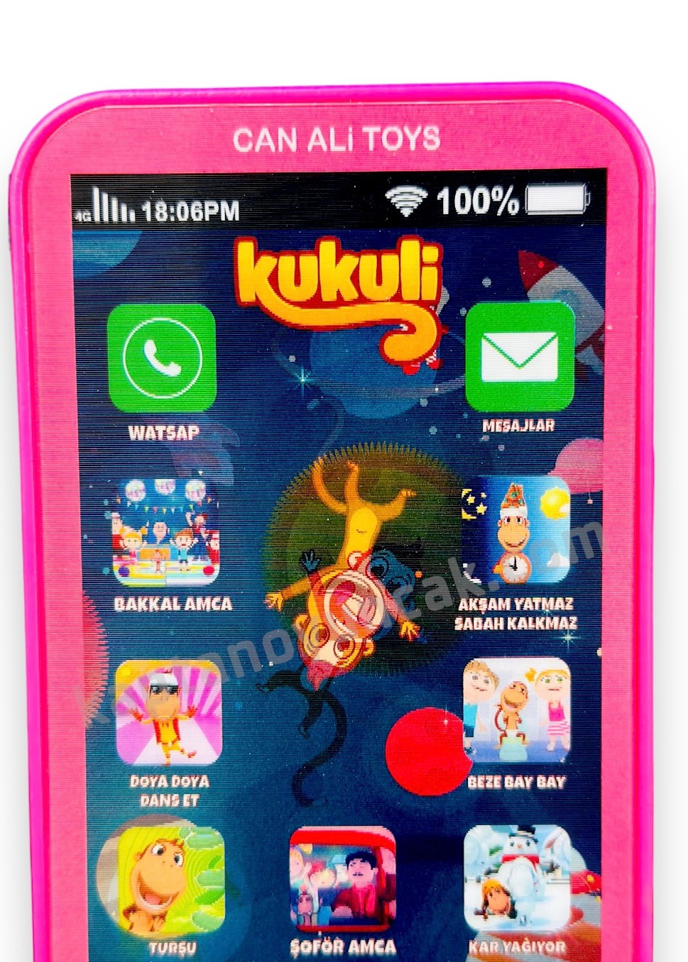 Kukuli Dokunmatik Cep Telefonu Tablet Sesli 12 Fonksiyonlu
