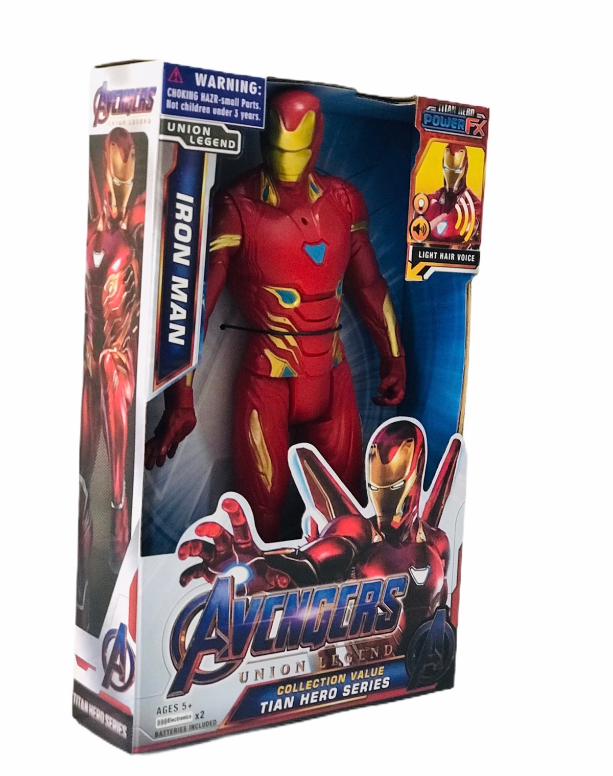 Avengers Süper Kahraman İron Man Sesli Işıklı 30 Cm Oyuncak