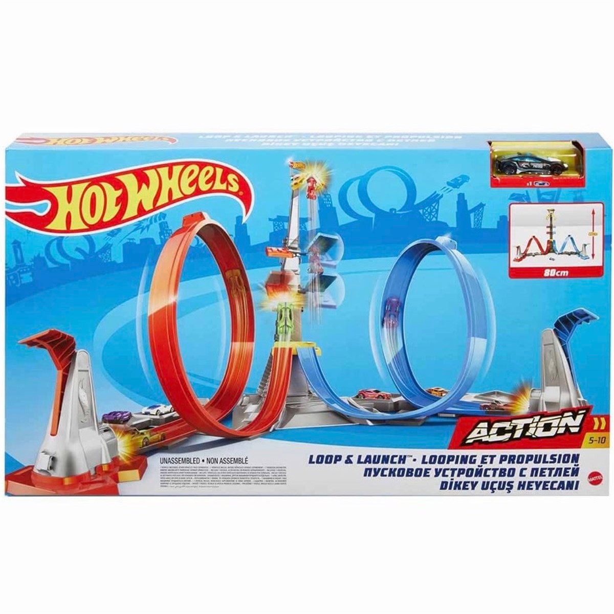 Hot Wheels Dikey Uçuş Heyecan Yarış Seti - GRW39