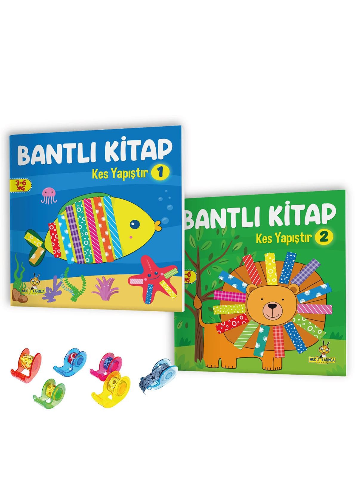 Kes Yapıştır – Bantlı Kitap Seti (15 Adet Bant Hediyeli)