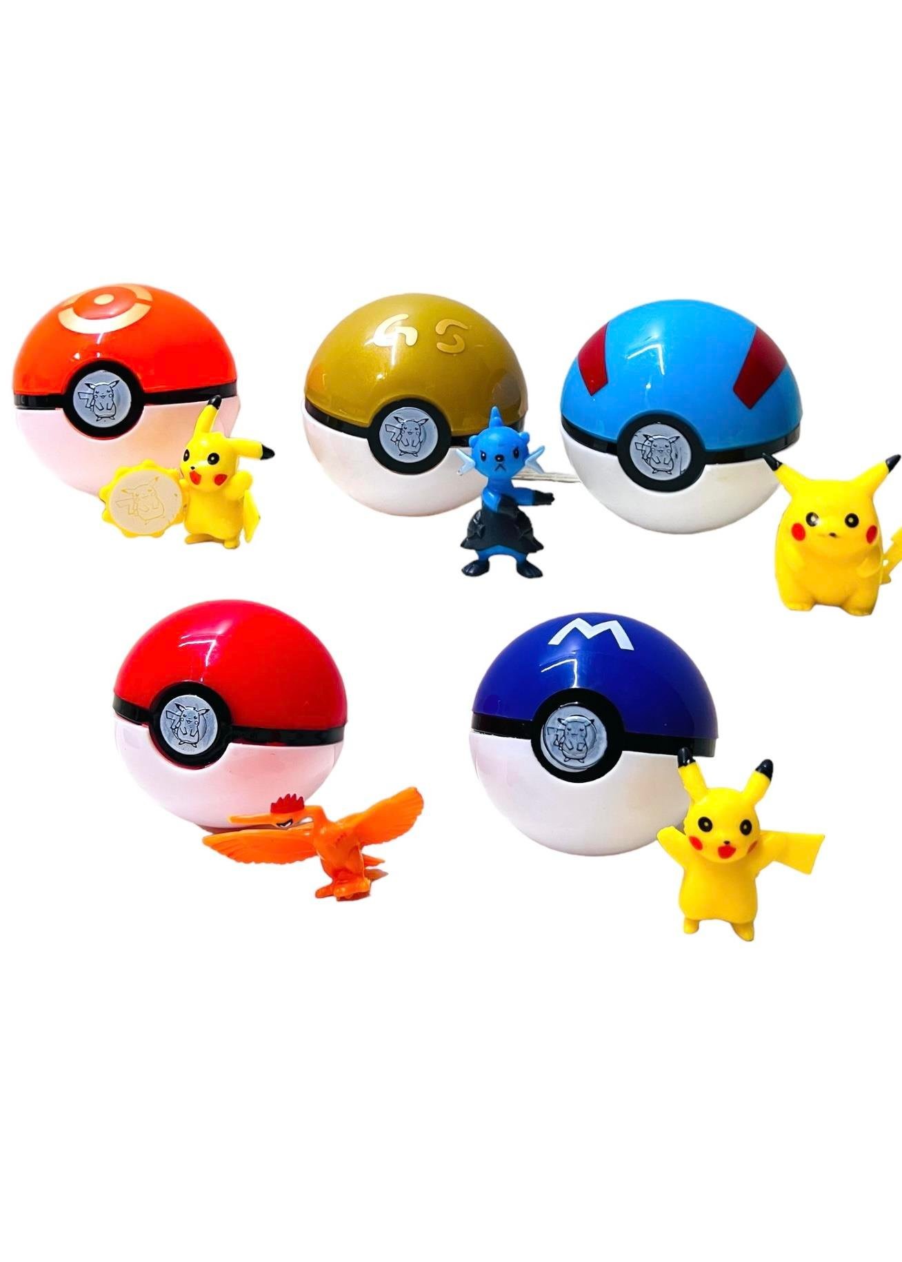 Pokemon Topları 5'li Figür Oyun Seti