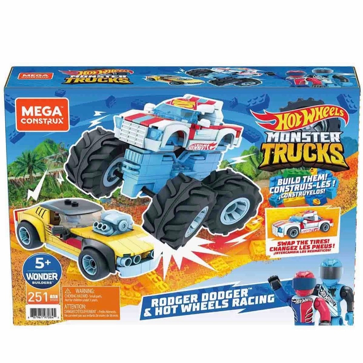 Hot Wheels Mega Construx İkili Yarış Paketi