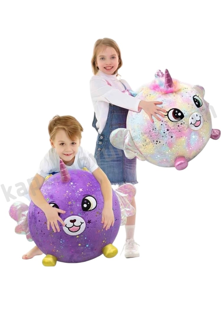 Şişme Peluş Unicorn XXL Shiny Corns Biggies