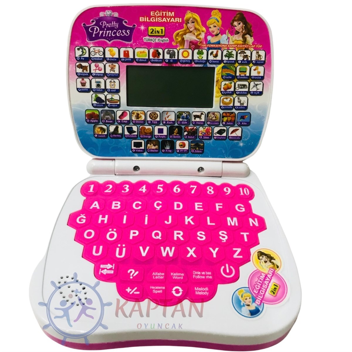Türkçe İngilizce Konuşan Eğitici Laptop Bilgisayar