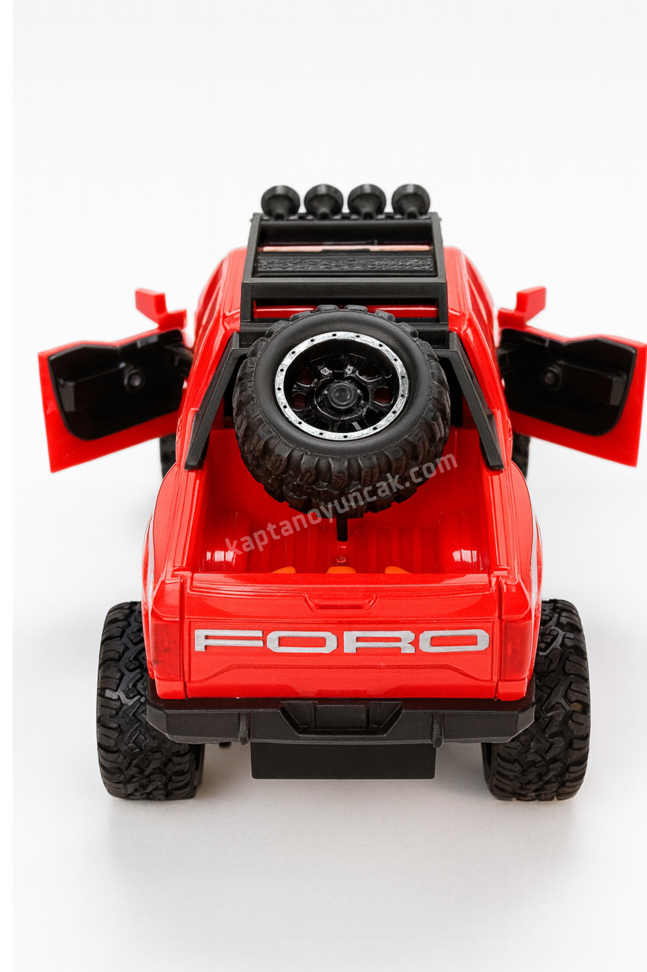 Duman Çıkartabilen Sesli Işıklı Sürtmeli Ford Ranger Off Road Araba