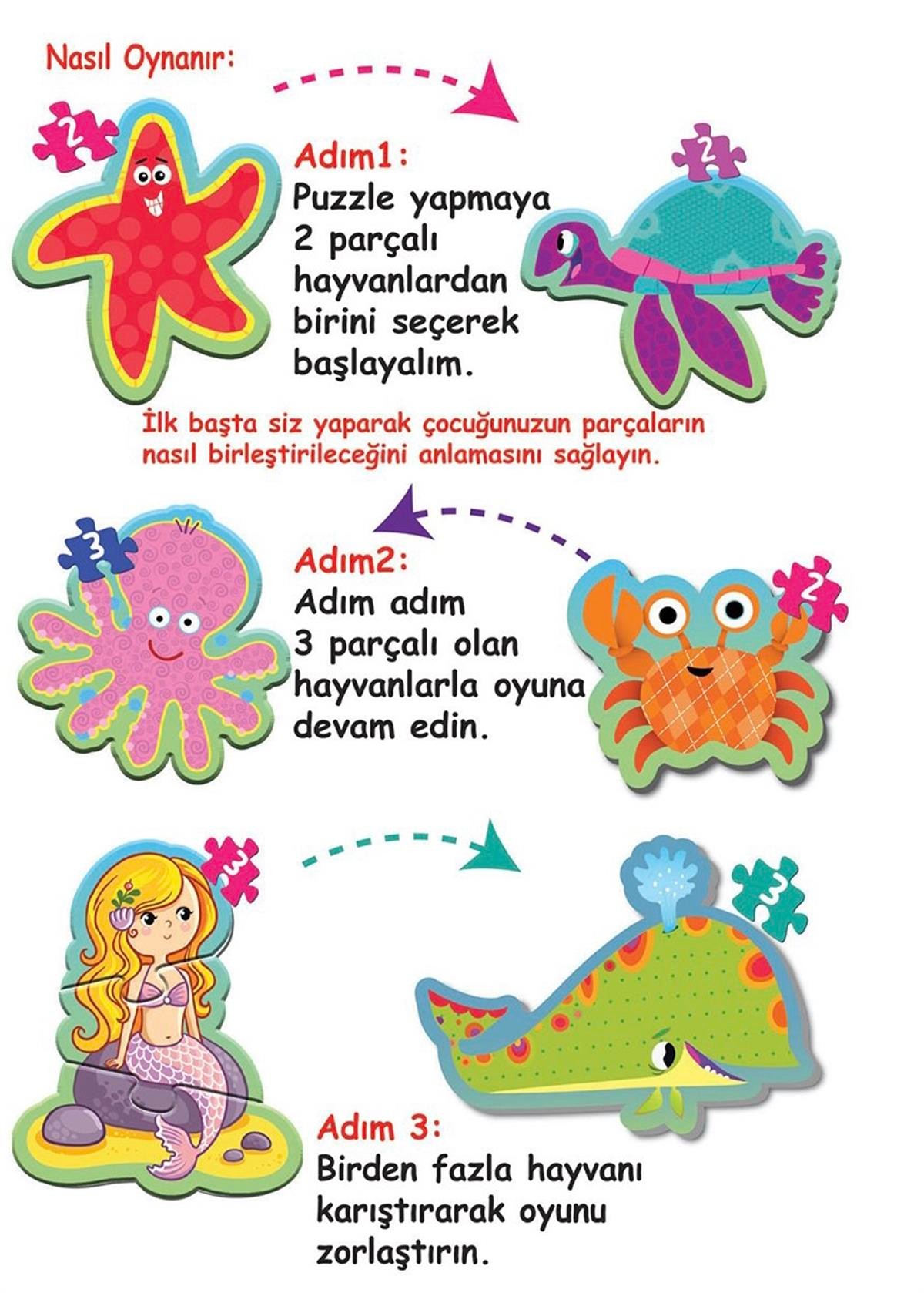 Baby Puzzle Benim İlk Deniz Canlıları Puzzlem