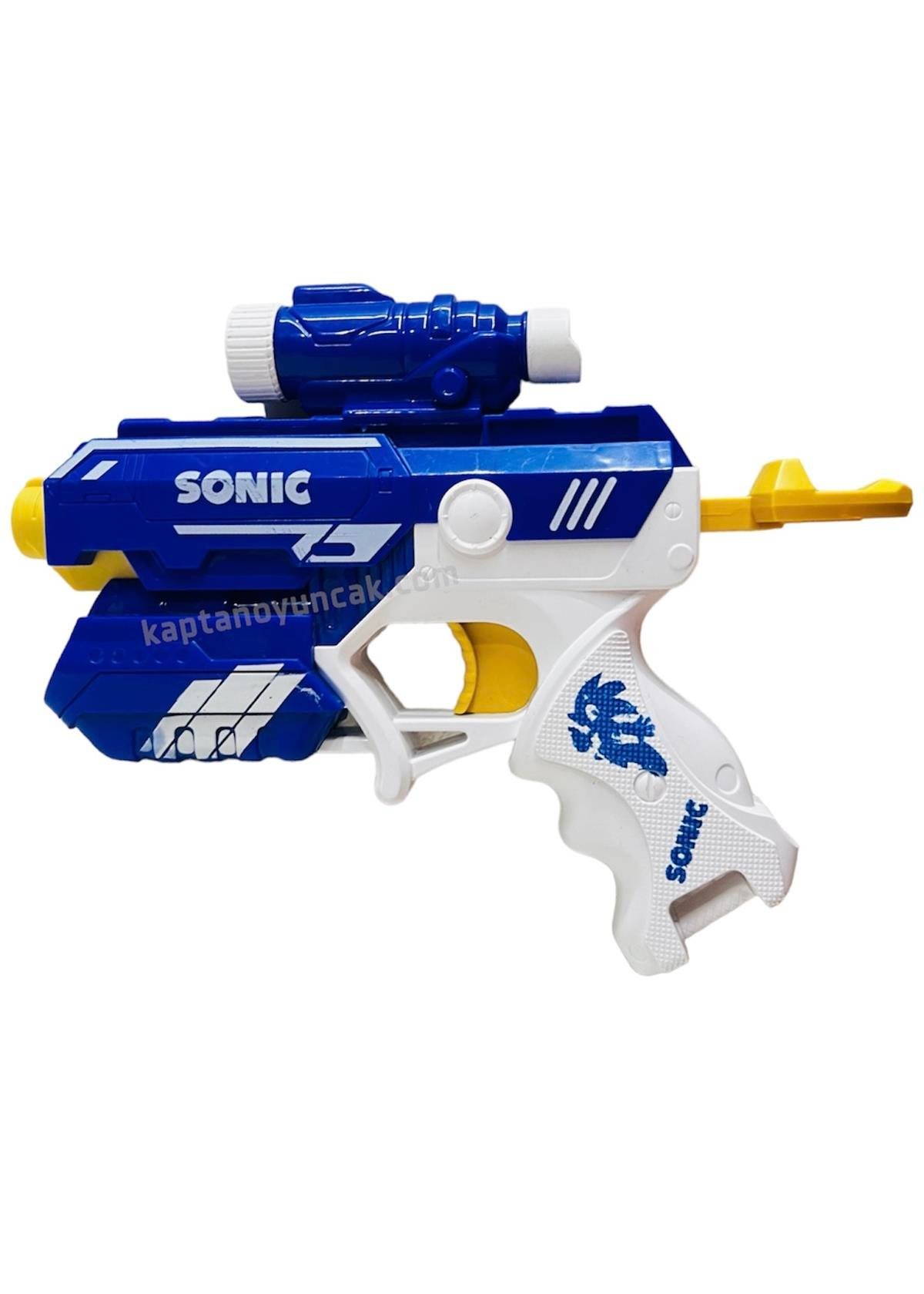Sonic Sünger Mermi Atan Nerf Tabanca Sonic Modeli