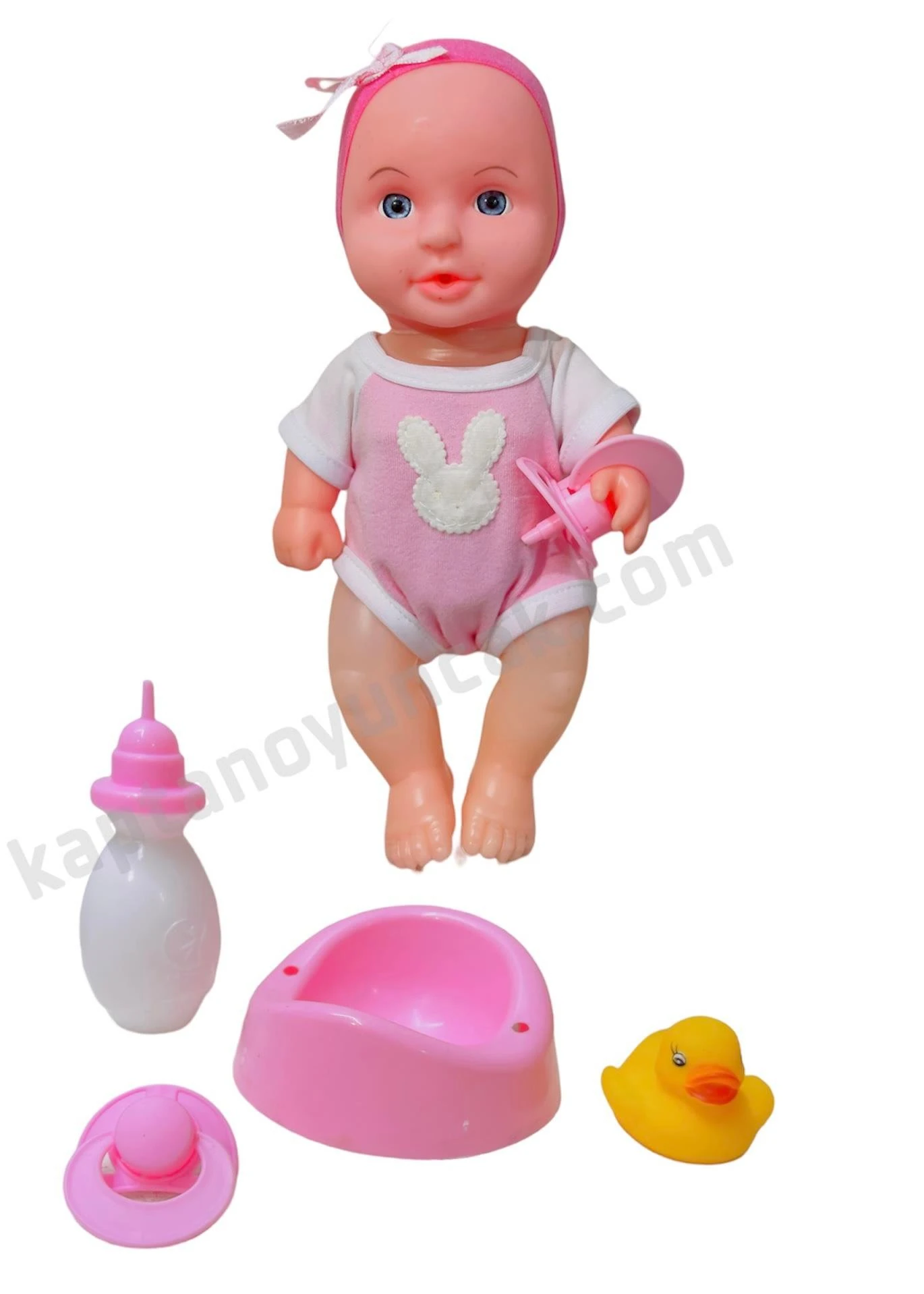 Global Altını Islatan Sesli Bandanalı Robin Bebek