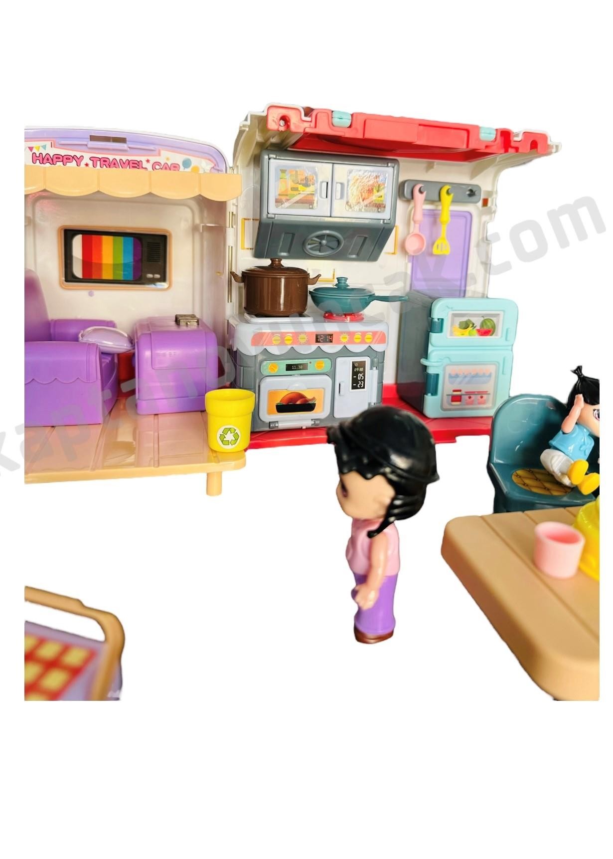 Vardem Büyük Boy Sesli Işıklı Aksesuarlı Karavan