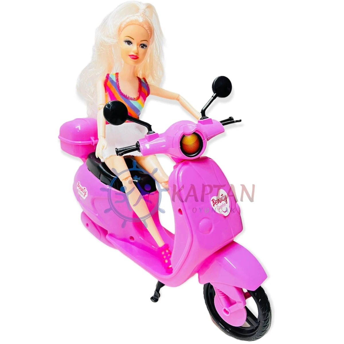 King Beauty Bebekli Scooter Oyuncak