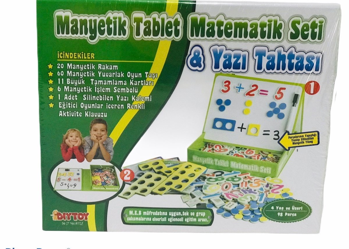 Manyetik Tablet Matematik Seti Yazı Tahtası Eğitici Oyuncak