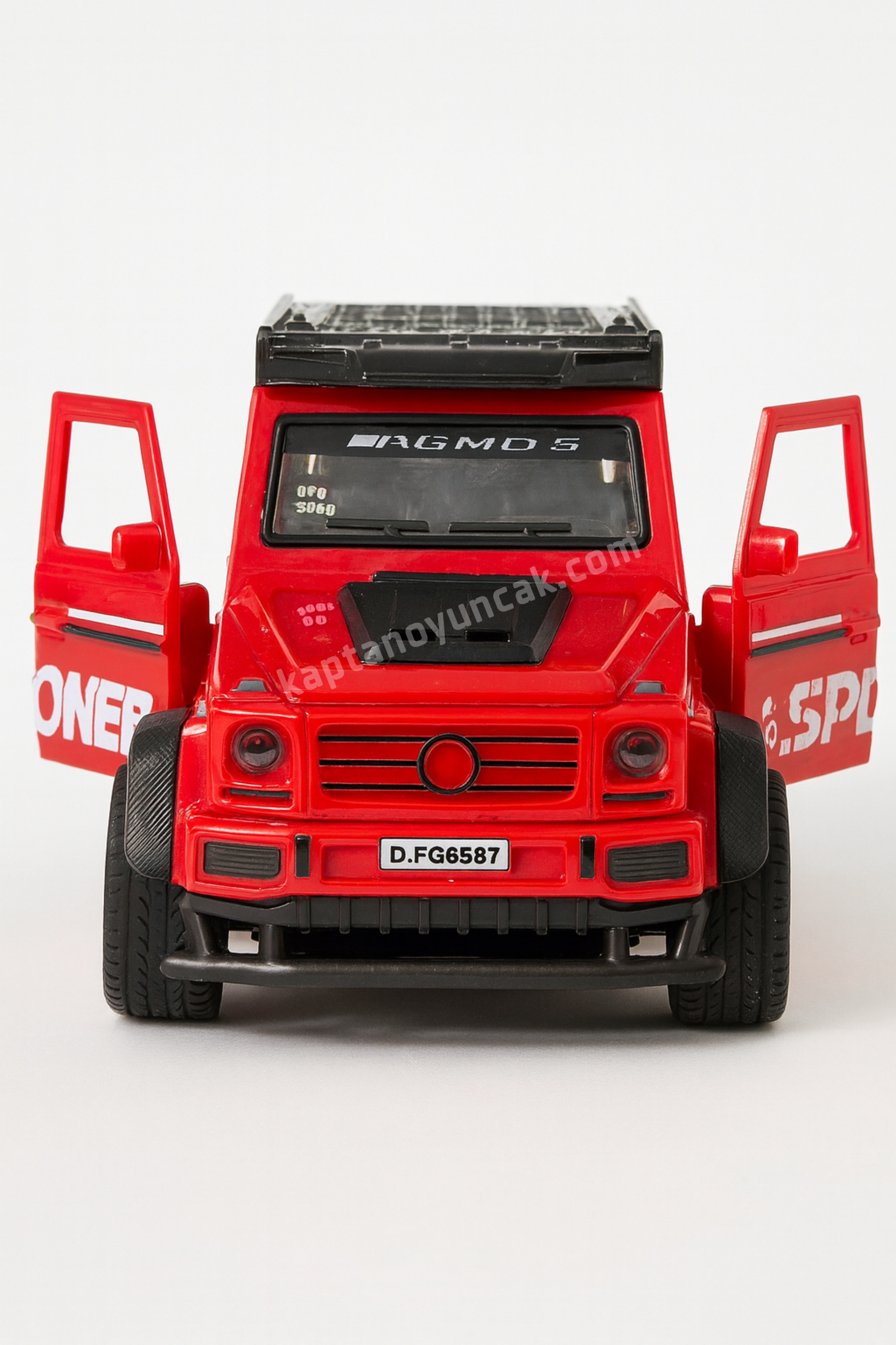 Duman Çıkartabilen Sesli Işıklı Sürtmeli Mercedes Off Road Araba