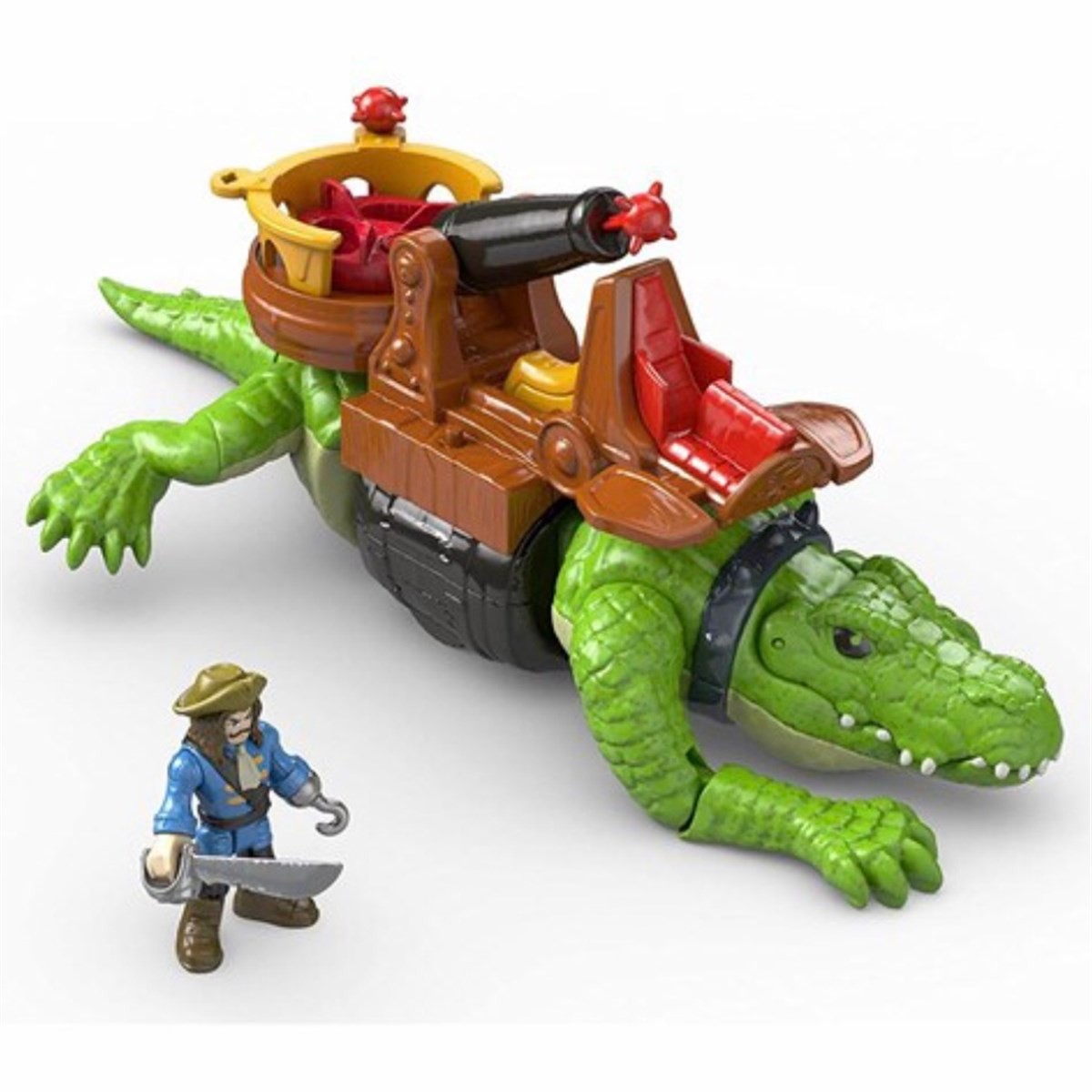 Fisher Price Yürüyen Timsah ve Korsan Hook DHH63