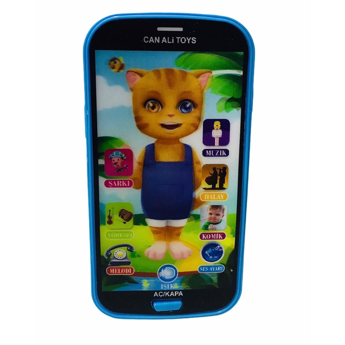 Can Ali Toys Oyuncak Dokunmatik Cep Telefonu / Tablet Sesli 12 Fonksiyonlu