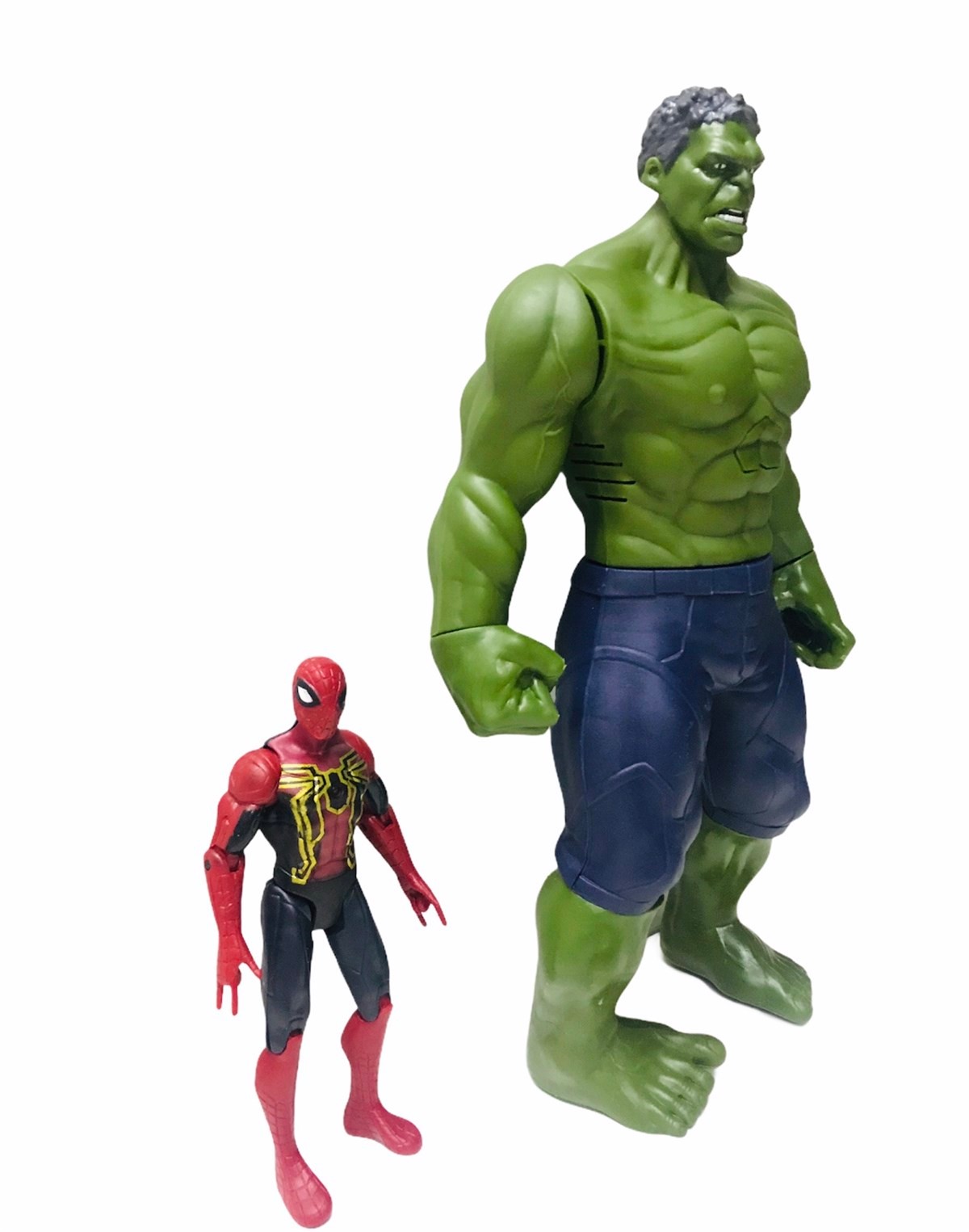Avengers Yenilmezler Süper Kahramanlar Hulk ve Örümcek Adam 2 li Oyuncak