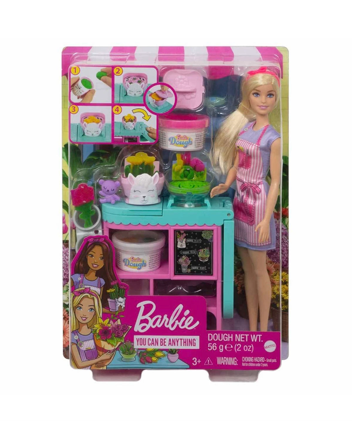 Barbie Çiçekçi Bebek Oyun Seti