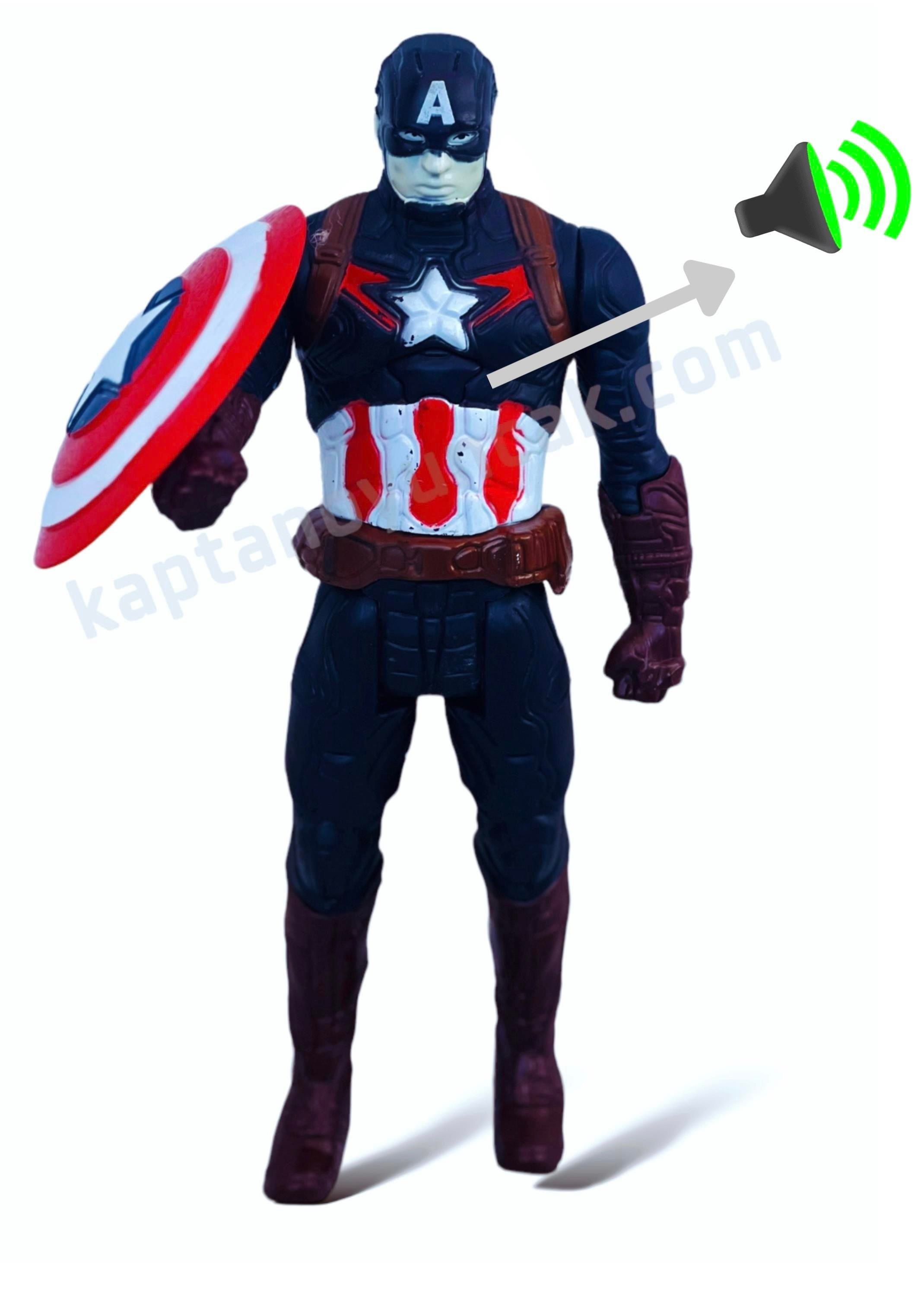 Avengers Kaptan Amerika Sesli Işıklı 30 Cm Figür Oyuncak