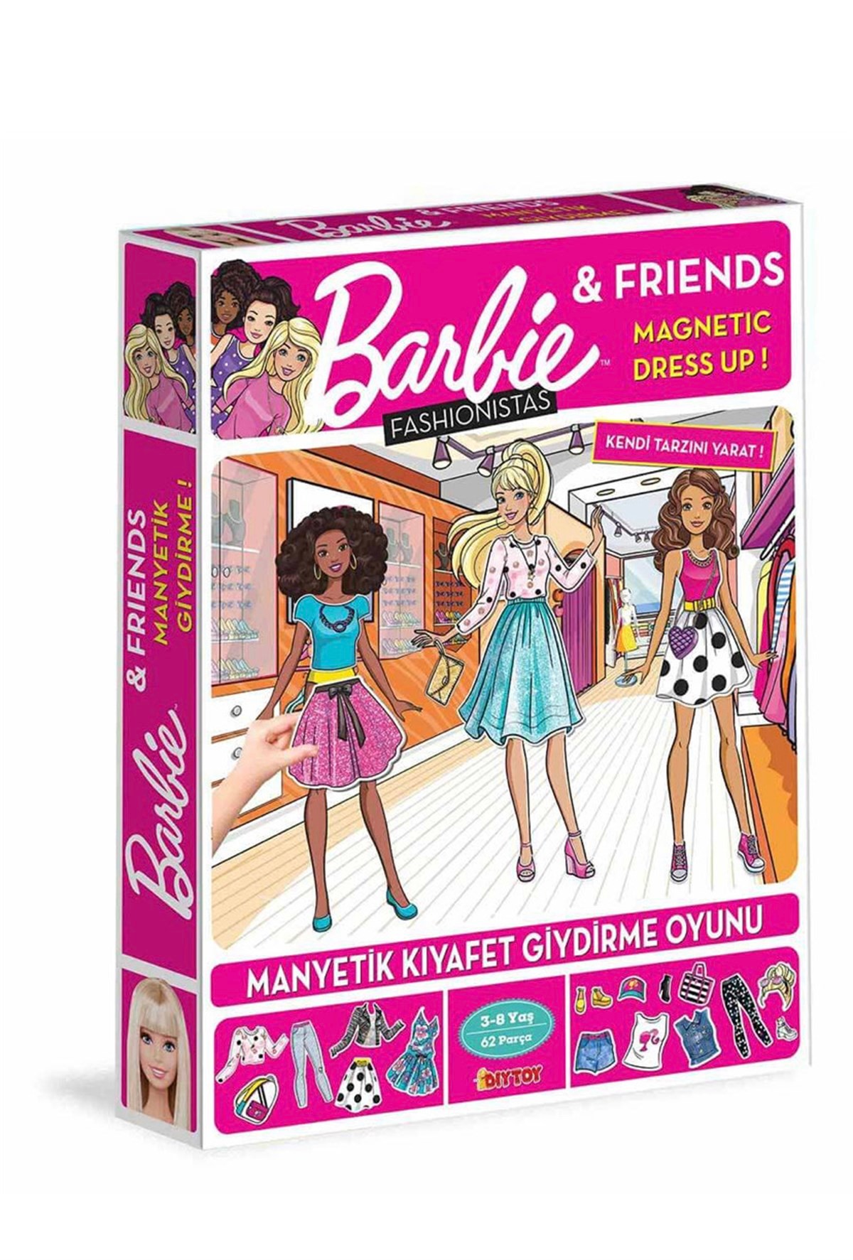 Barbie Manyetik Kıyafet Giydirme Oyunu