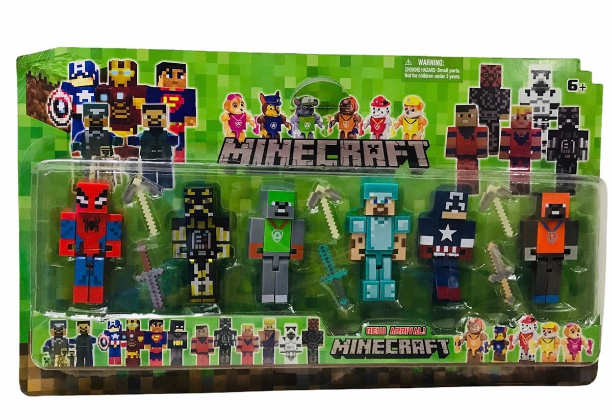 Minecraft Oyuncak Figürleri 12 Parça