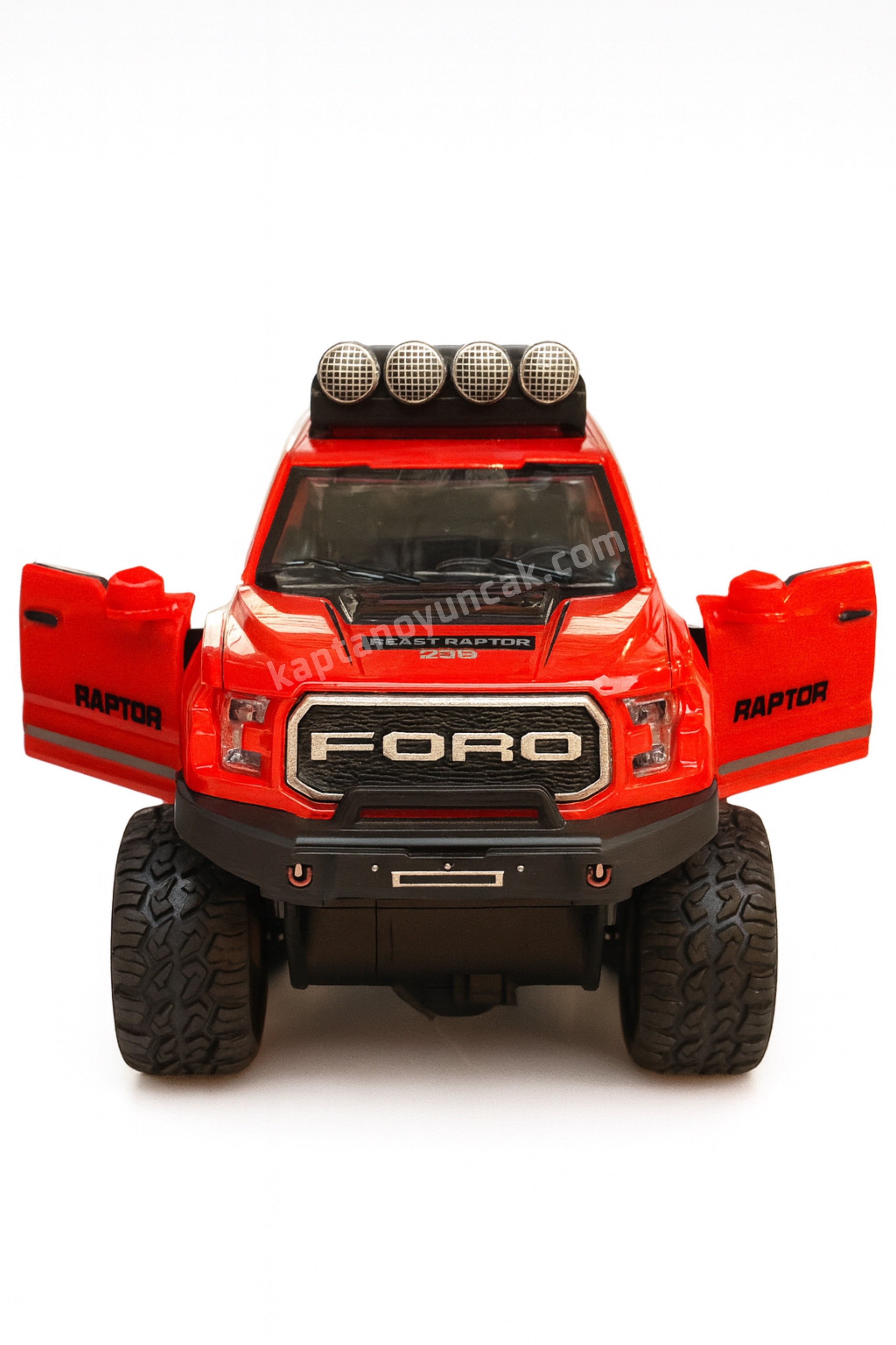Duman Çıkartabilen Sesli Işıklı Sürtmeli Ford Ranger Off Road Araba