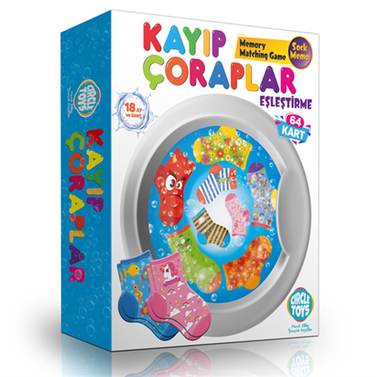 Circle Toys Kayıp Çoraplar Eşleştirme Oyunu