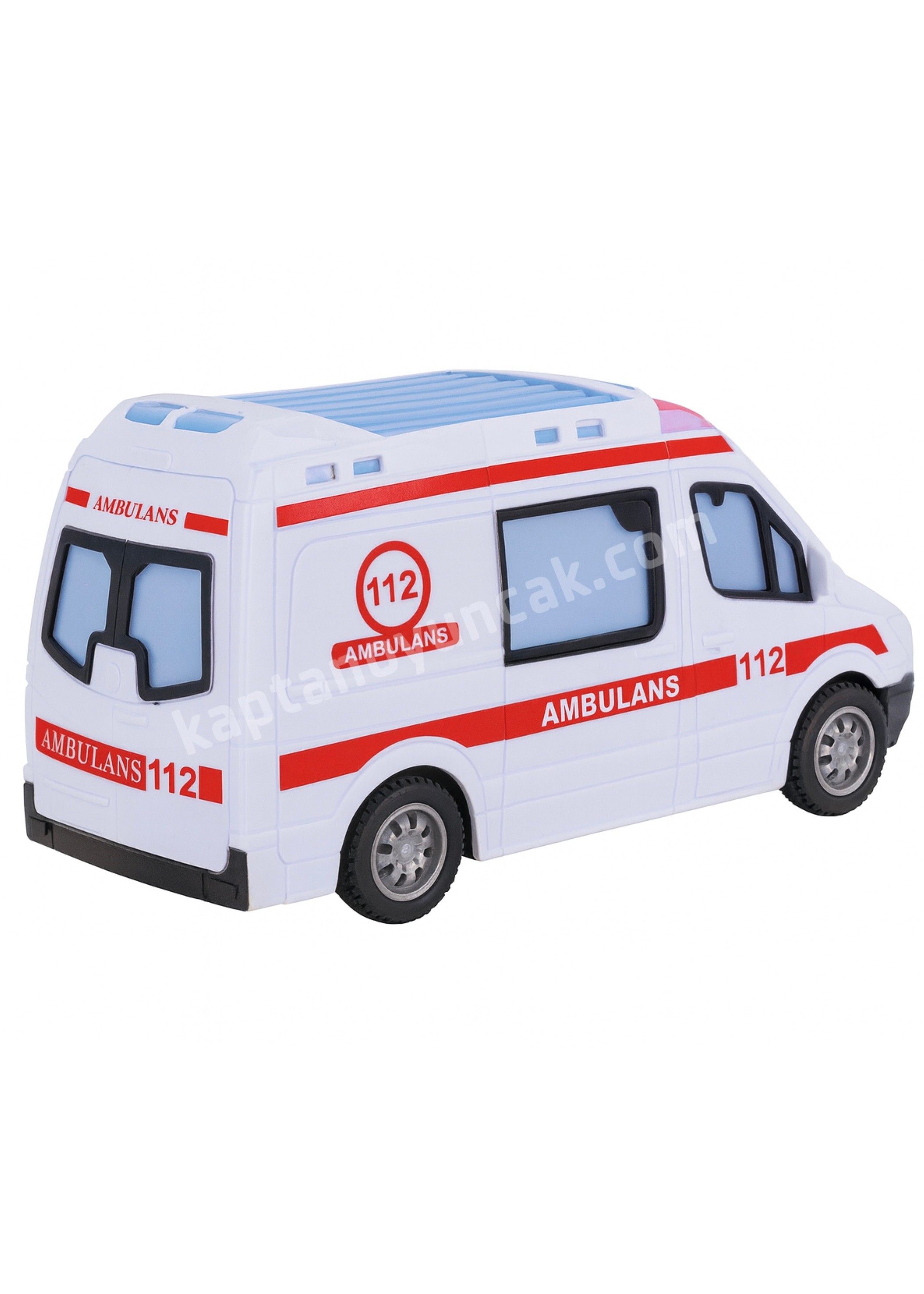 Sensörlü Sesli Işıklı Çarp Dön Ambulans